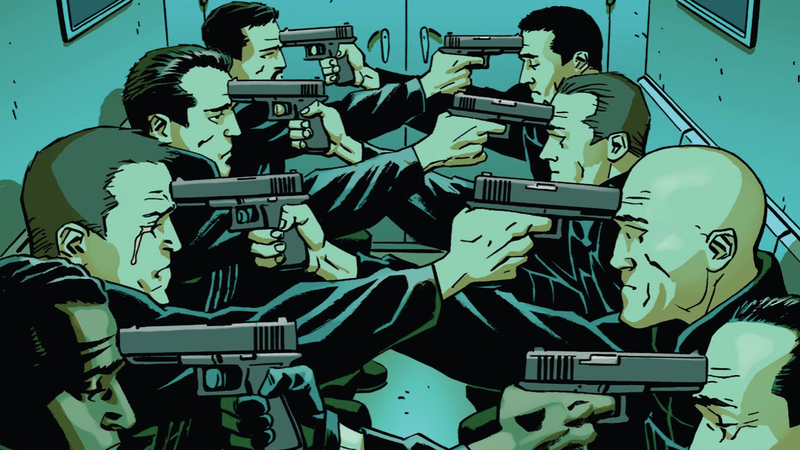 A group of police officers choosing death over the otherworldly nightmares they know are coming to kill them